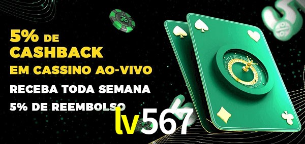 Promoções do cassino ao Vivo lv567